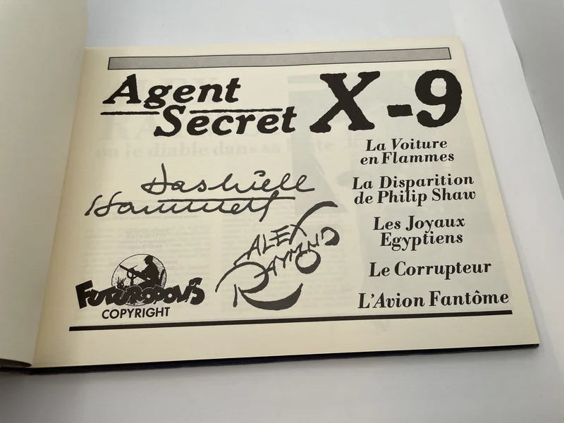 Agent Secret X-9 - Intégrale Vol. 2 (1935/1936) - Dashiell Hammett / Alex Raymond - Futuropolis - BD franco-belge - Bon état