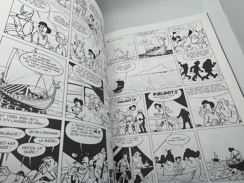 Johan et Pirlouit - TT - T 5 - Le serment des vikings - Peyo - Golden Creek Studio - BD franco-belge - Très bon état