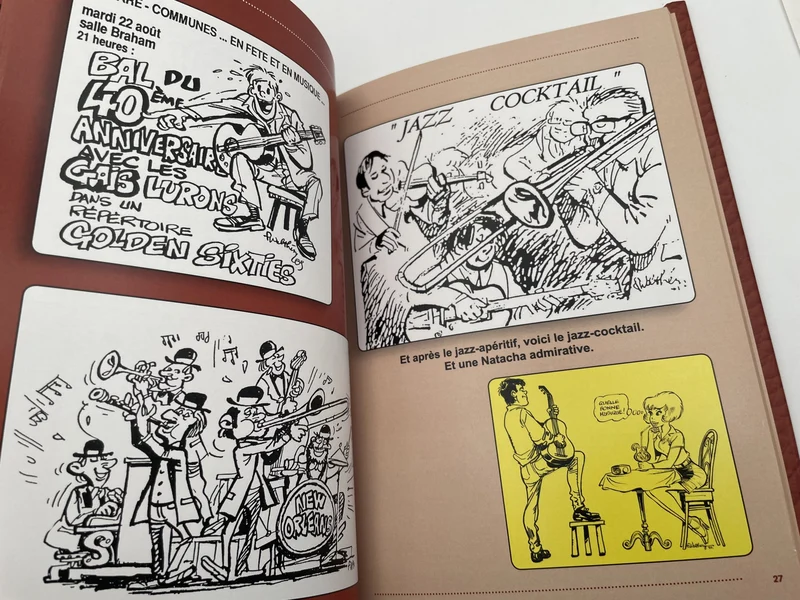 Café Braham - 3 recueils (Natacha vous invite au Café Braham 1 et 2, Le Café des amis) - François Walthéry - Adalem - BD franco-belge - Neuf