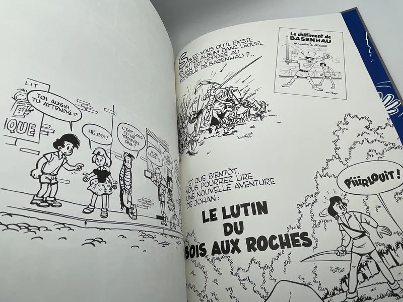 Johan et Pirlouit - TL - T 3 - Le lutin du bois aux roches - Peyo - Golden Creek Studio - BD franco-belge - Très bon état