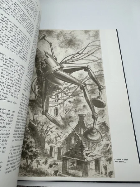 Archives Edgar P. Jacobs - TT - La Guerre des mondes - H.G. Wells / Edgar P. Jacobs - Éditions Blake et Mortimer - BD franco-belge - Très bon état