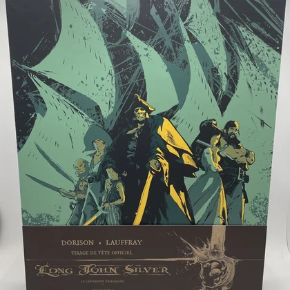 Long John Silver - Coffret Tirage de Tête (ex-libris) - Xavier Dorison / Mathieu Lauffray - Bruno Graff - BD franco-belge - Neuf