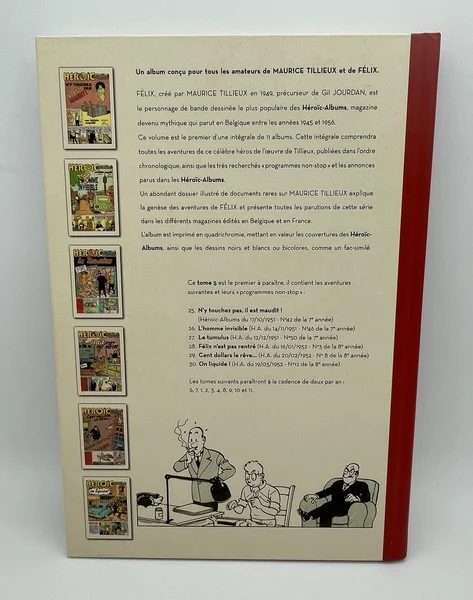 Félix - Intégrale T 5 - Tillieux - Éditions de l'Élan - BD franco-belge - Très bon état