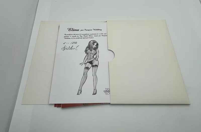 Eléna - Portfolio - François Walthéry - Horizon BD - BD franco-belge - Très bon état