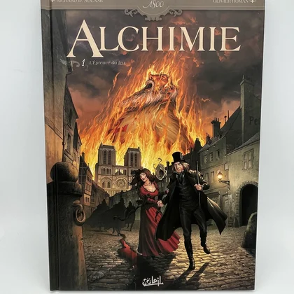 Alchimie - EO - T 1 - L'Épreuve du feu - Richard D. Nolane / Olivier Roman - Soleil - BD franco-belge - Très bon état