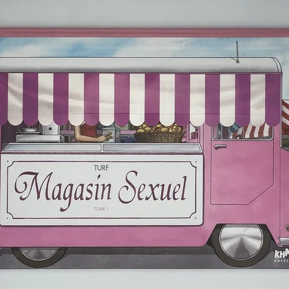 Magasin sexuel - TL - T1 - Turf - Khani - BD franco-belge - Très bon état