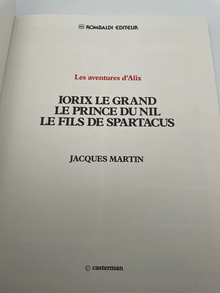 Alix - Jacques Martin - intégrale Rombaldi + médaille - BD franco-belge - Très bon état