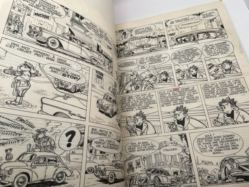 Spirou et Fantasio - Version Originale - T 7 - Les pirates du silence - André Franquin / Maurice Rosy / Will - Marsu Productions - BD franco-belge - Très bon état