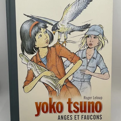 Yoko Tsuno - Anges et Faucons, Esquisse d'une œuvre - Roger Leloup - Dupuis - BD franco-belge - Très bon état