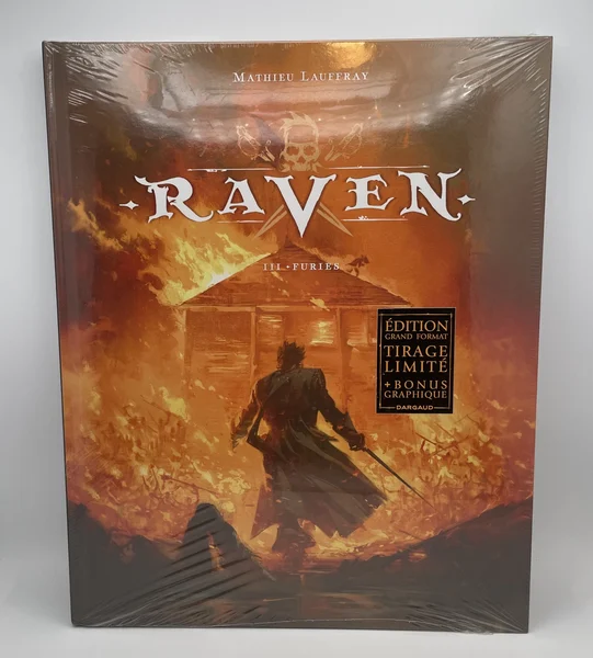 Raven - TL - T 3 - Furies - Mathieu Lauffray - Dargaud - BD franco-belge - Neuf