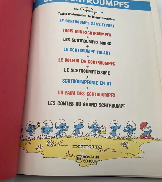Les Schtroumpfs -  Les Schtroumpfs (T 1 à T 5) - Peyo - Rombaldi - BD franco-belge - Très bon état
