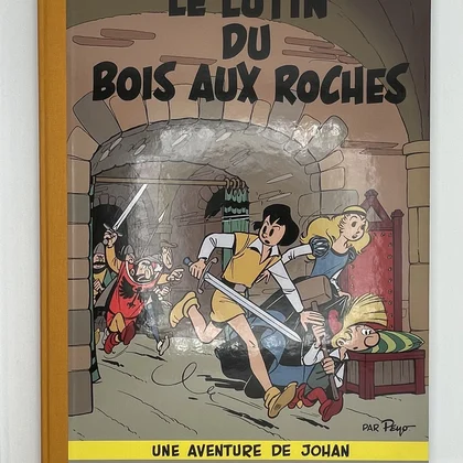 Johan et Pirlouit - TL - T 3 - Le lutin du bois aux roches - Peyo - Golden Creek Studio - BD franco-belge - Très bon état