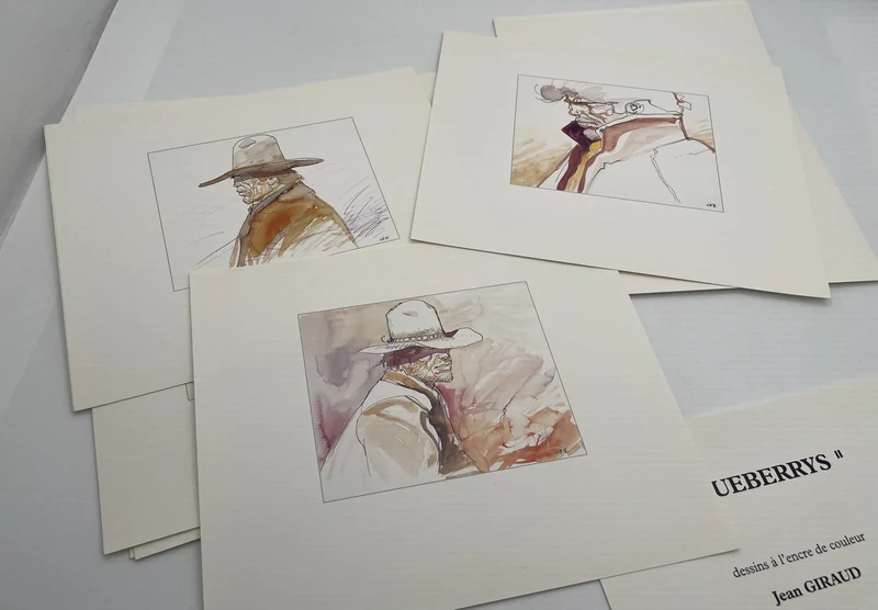 Blueberry - Portfolio Blueberrys - Jean Giraud - Stardom - BD franco-belge - Très bon état