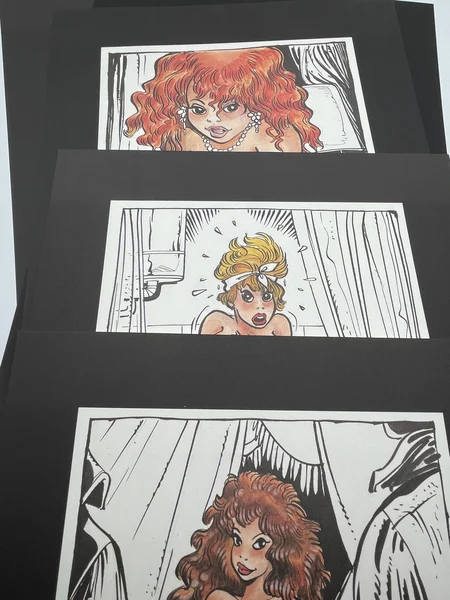 Les Sept Péchés Capitaux - François Walthéry - Noir Dessin Production - BD franco-belge - Très bon état