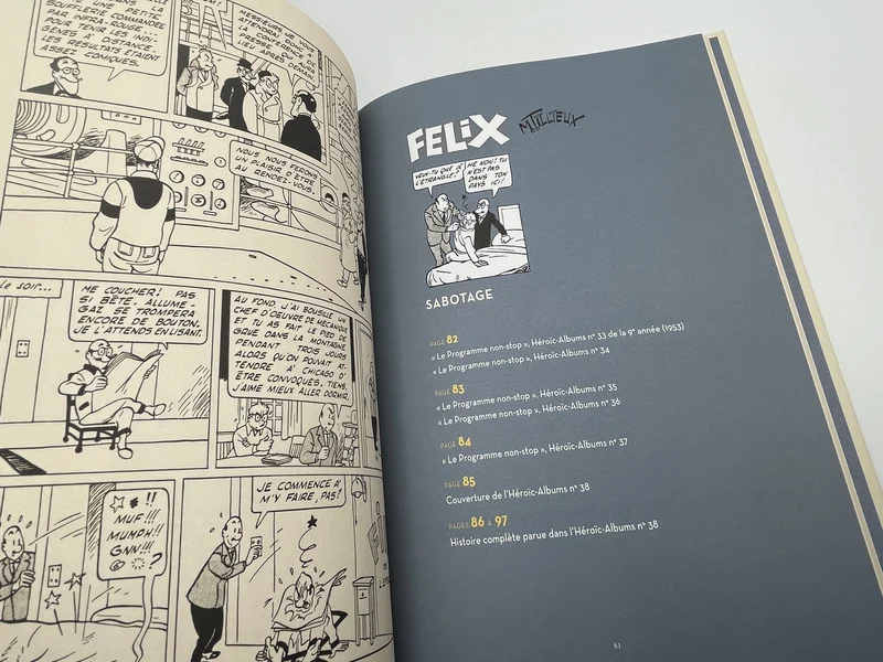 Félix - Intégrale - T 8- EO - Maurice Tillieux - Éditions de l'Élan - BD franco-belge - Très bon état