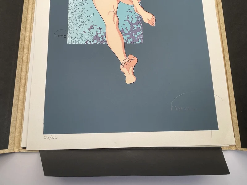 Portfolio Erotique - Hermann - Espace-Galerie - BD franco-belge - Très bon état