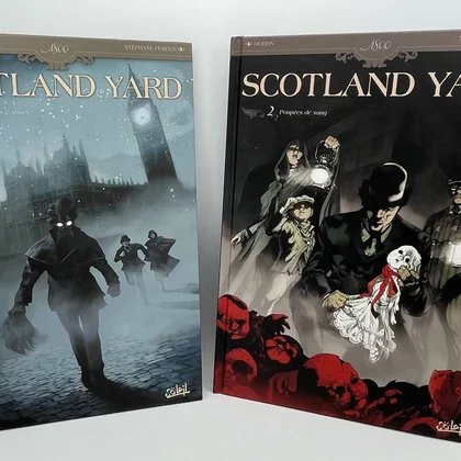 Scotland Yard - EO - T 1 et T 2 (Au cœur des ténèbres, Poupées de sang) - Dobbs / Perger - Soleil - BD franco-belge - Très bon état