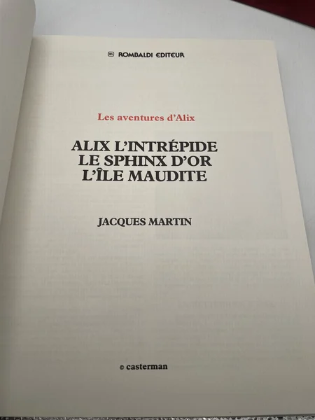 Alix - Jacques Martin - intégrale Rombaldi + médaille - BD franco-belge - Très bon état
