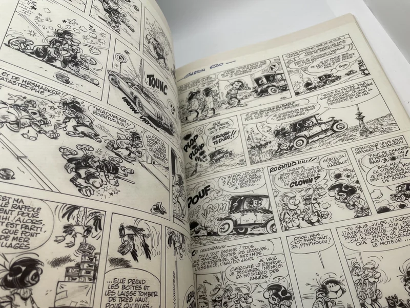 Gaston - 10 - Version originale 1970 - André Franquin - Marsu productions - BD franco-belge - Très bon état