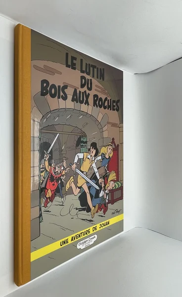 Johan et Pirlouit - TL - T 3 - Le lutin du bois aux roches - Peyo - Golden Creek Studio - BD franco-belge - Très bon état