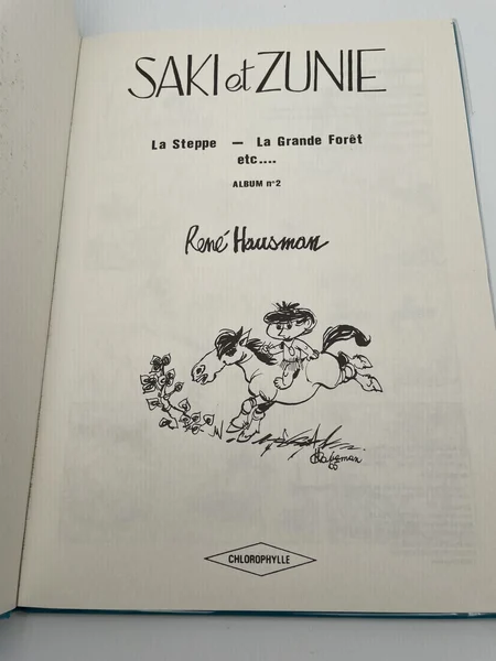 Saki et Zunie - TT - T 2 - Saki et Zunie - Delporte / Hausman - Chlorophylle - BD franco-belge - Très bon état