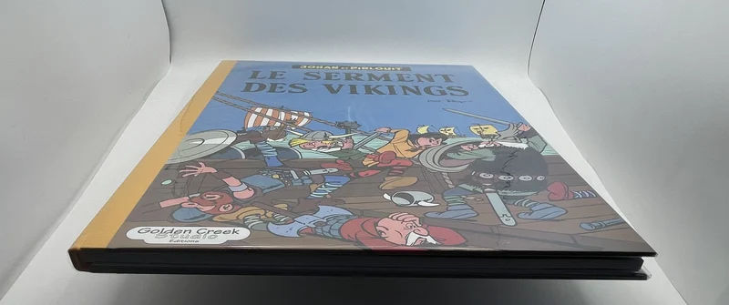 Johan et Pirlouit - TT - T 5 - Le serment des vikings - Peyo - Golden Creek Studio - BD franco-belge - Très bon état