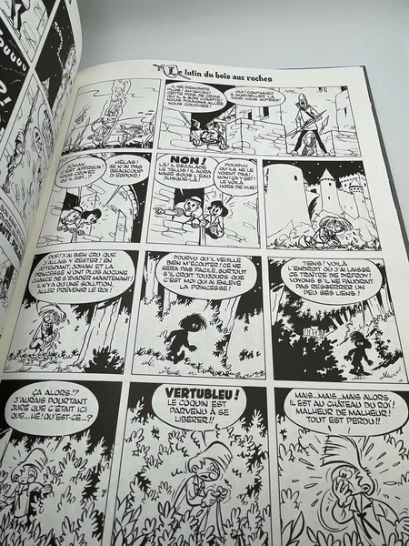 Johan et Pirlouit - TL - T 3 - Le lutin du bois aux roches - Peyo - Golden Creek Studio - BD franco-belge - Très bon état