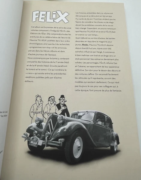 Félix - Intégrale T 5 - Tillieux - Éditions de l'Élan - BD franco-belge - Très bon état