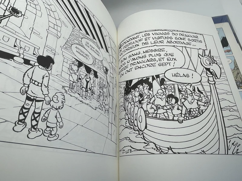 Johan et Pirlouit - TT - T 5 - Le serment des vikings - Peyo - Golden Creek Studio - BD franco-belge - Très bon état
