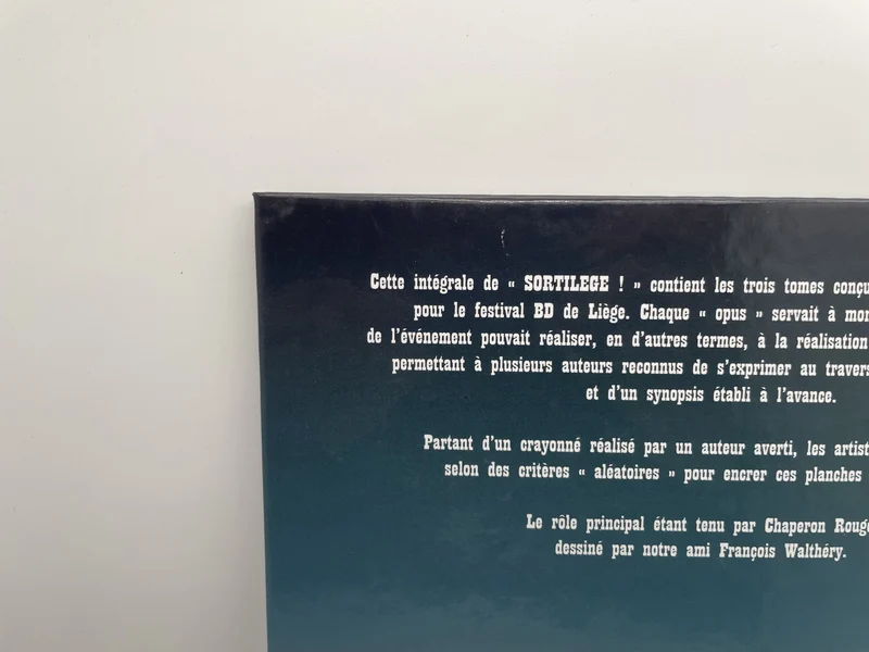 Sortilège - Intégrale (T 1 à T 3) - François Walthéry - C.M. Éditions - BD franco-belge - Neuf