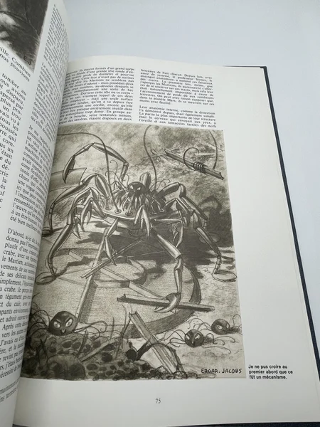 Archives Edgar P. Jacobs - TT - La Guerre des mondes - H.G. Wells / Edgar P. Jacobs - Éditions Blake et Mortimer - BD franco-belge - Très bon état