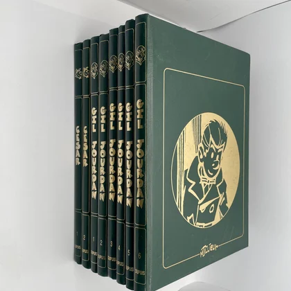 Tout Gil Jourdan / Tout César - Intégrale complète (tomes 1 à 6 + César 1 et 2) - Maurice Tillieux - Dupuis - BD franco-belge - Très bon état