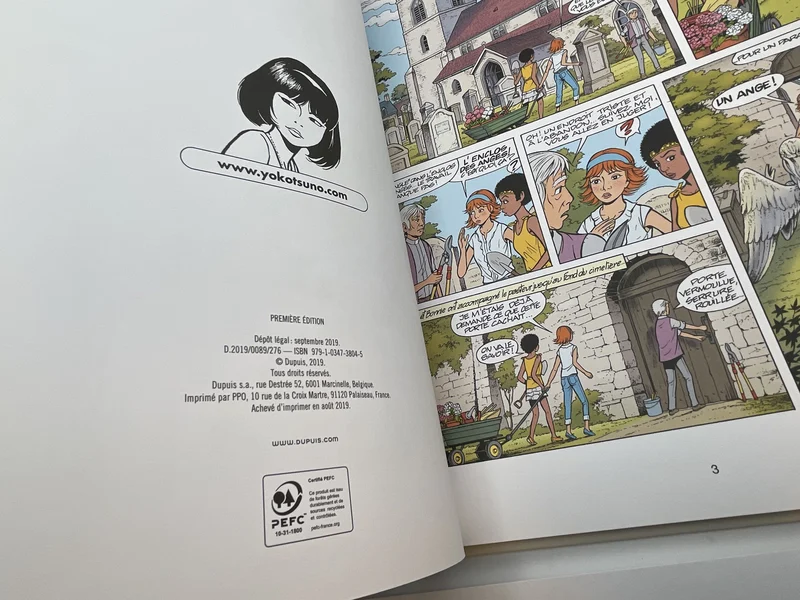 Yoko Tsuno - Anges et Faucons, Esquisse d'une œuvre - Roger Leloup - Dupuis - BD franco-belge - Très bon état