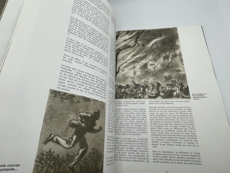 Archives Edgar P. Jacobs - TT - La Guerre des mondes - H.G. Wells / Edgar P. Jacobs - Éditions Blake et Mortimer - BD franco-belge - Très bon état