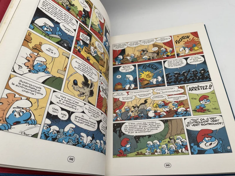 Les Schtroumpfs -  Les Schtroumpfs (T 1 à T 5) - Peyo - Rombaldi - BD franco-belge - Très bon état
