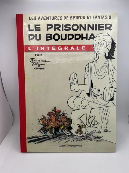 Spirou et Fantasio - Le Prisonnier du Bouddha (Version Originale) - Franquin / Jidéhem / Greg - Marsu Productions - BD franco-belge - Très bon état