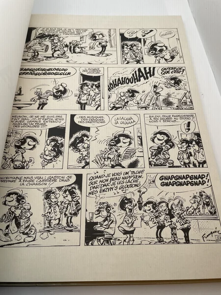 Gaston - 10 - Version originale 1970 - André Franquin - Marsu productions - BD franco-belge - Très bon état