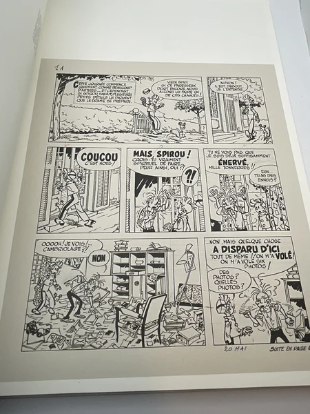 Spirou et Fantasio - Version Originale - La Mauvaise Tête - Franquin / Jidéhem - Dupuis - BD franco-belge - Très bon état