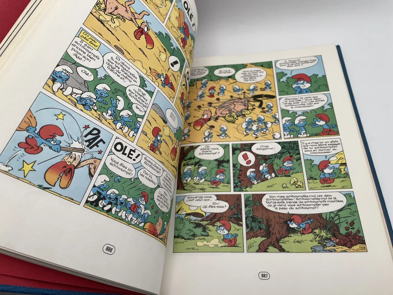 Les Schtroumpfs -  Les Schtroumpfs (T 1 à T 5) - Peyo - Rombaldi - BD franco-belge - Très bon état