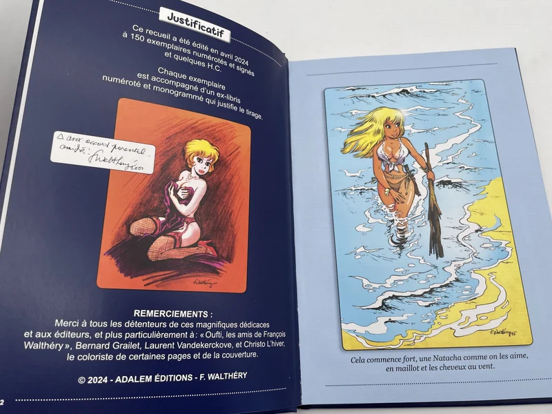 Natacha - Enfin seule ! - François Walthéry - Adalem - BD franco-belge - Très bon état