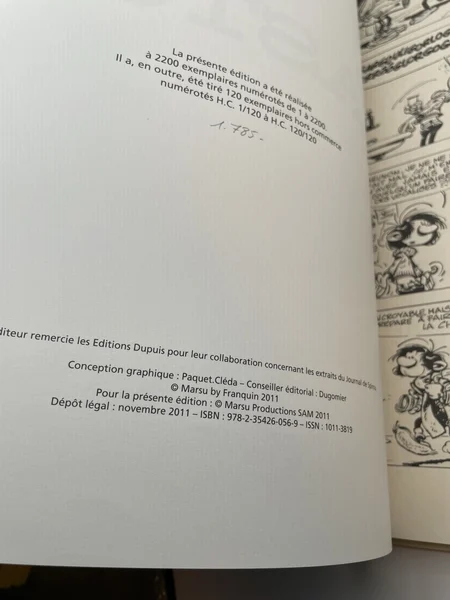 Gaston - 10 - Version originale 1970 - André Franquin - Marsu productions - BD franco-belge - Très bon état