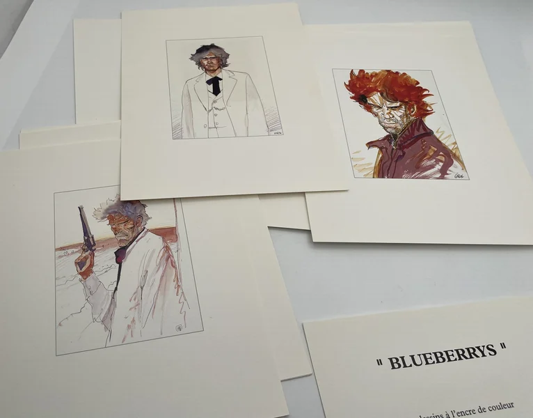 Blueberry - Portfolio Blueberrys - Jean Giraud - Stardom - BD franco-belge - Très bon état