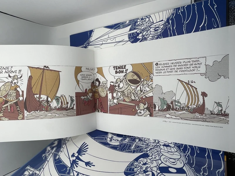 Johan et Pirlouit - TT - T 5 - Le serment des vikings - Peyo - Golden Creek Studio - BD franco-belge - Très bon état
