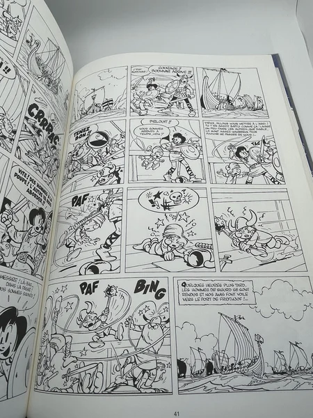 Johan et Pirlouit - TT - T 5 - Le serment des vikings - Peyo - Golden Creek Studio - BD franco-belge - Très bon état