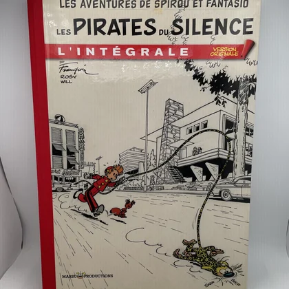 Spirou et Fantasio - Version Originale - T 7 - Les pirates du silence - André Franquin / Maurice Rosy / Will - Marsu Productions - BD franco-belge - Très bon état
