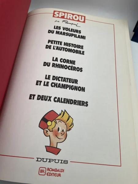Spirou et Fantasio - Intégrale Tout Franquin (T 1 à T 8) - André Franquin - Rombaldi - BD franco-belge - Très bon état