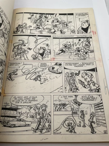 Spirou et Fantasio - Version Originale - T 7 - Les pirates du silence - André Franquin / Maurice Rosy / Will - Marsu Productions - BD franco-belge - Très bon état