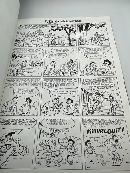 Johan et Pirlouit - TL - T 3 - Le lutin du bois aux roches - Peyo - Golden Creek Studio - BD franco-belge - Très bon état