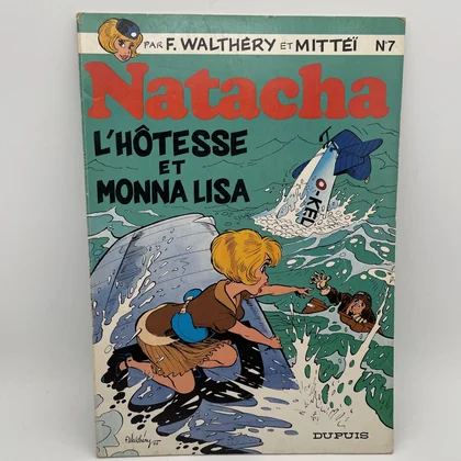 Natacha - EO - T 7 - L'Hôtesse et Monna Lisa - François Walthéry / Mittéï - Dupuis - BD franco-belge - Très bon état