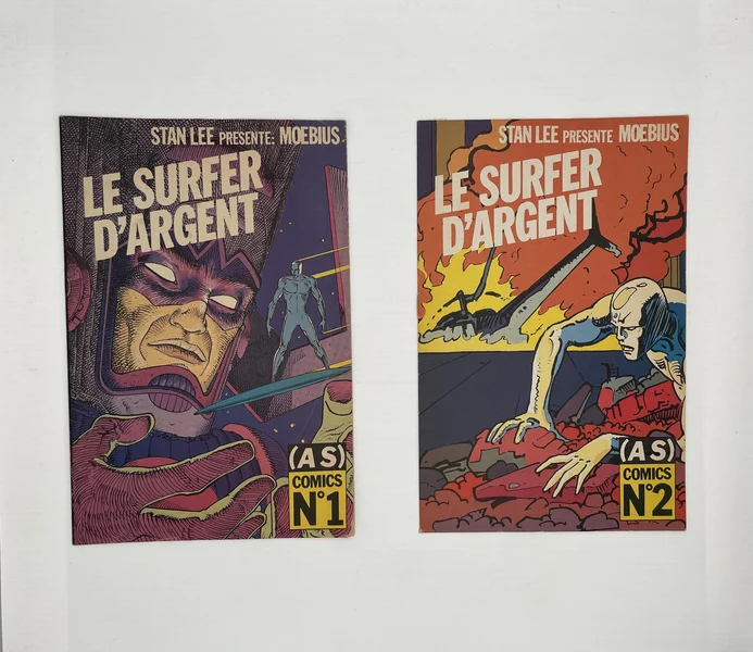 Le surfeur d’argent - EO - Parabole 1 et 2 - Moebius - Stan Lee - A Suivre - Comics - Très bon état